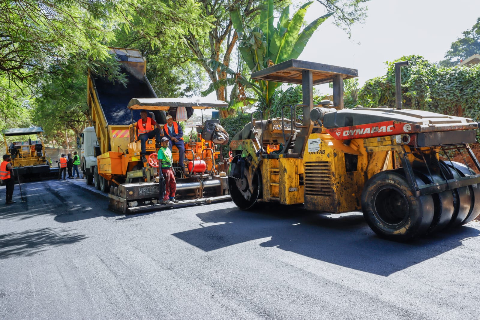 Ongoing Roads Construction Projects